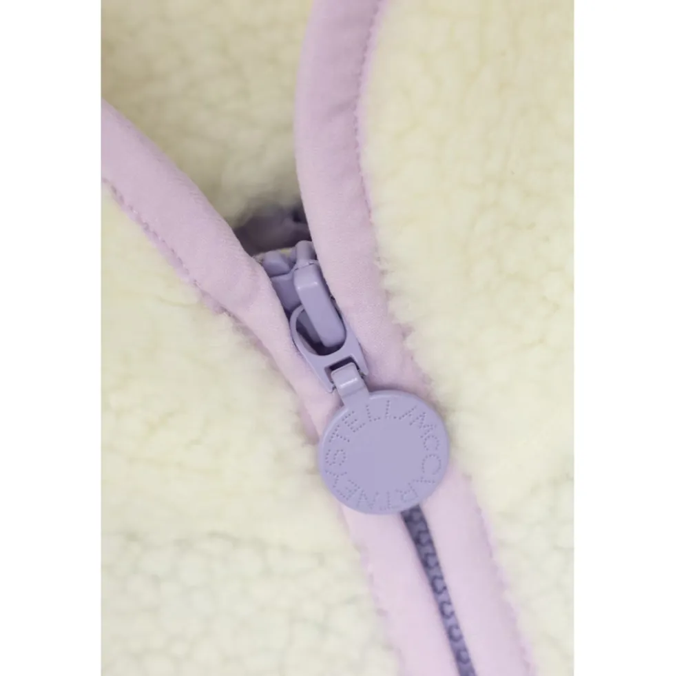 Fleece med et blomstermotiv