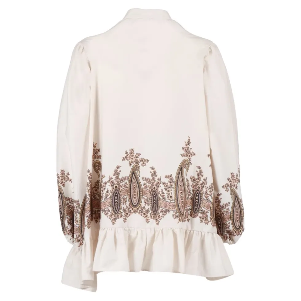 Floral Paisley Cotton Shirt
