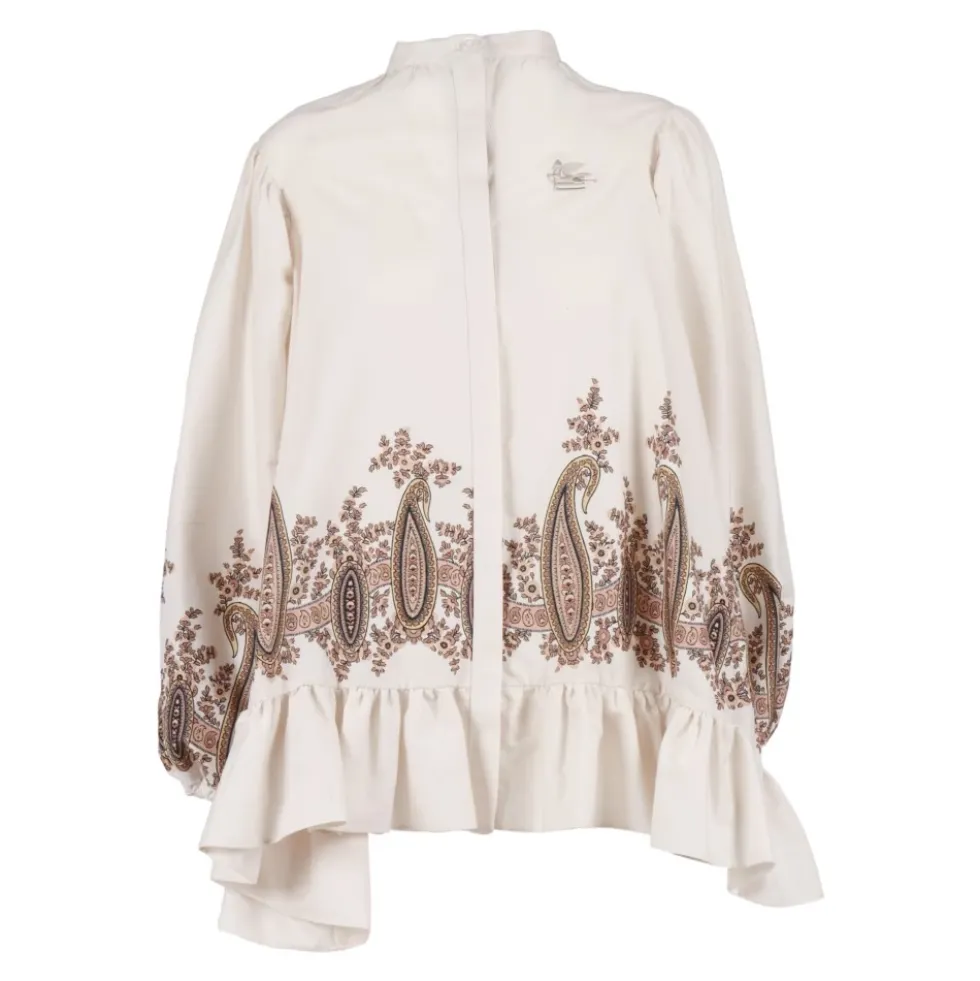 Floral Paisley Cotton Shirt