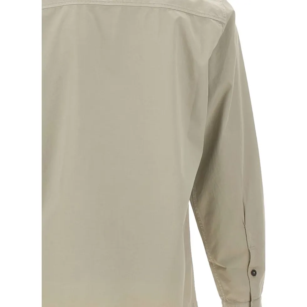 Gabardine Overshirt med Lynlås