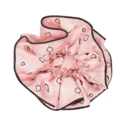 Gancini-print Silk Scrunchie