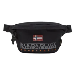 Genbrugspolyester Sort Waistband 4 Bæltetaske