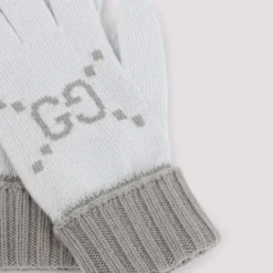 GG Cashmere Jacquard Gloves