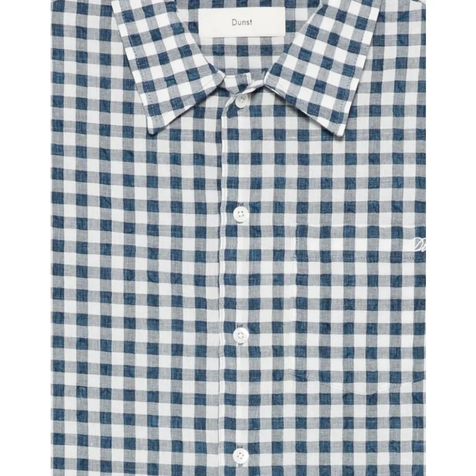 Gingham Kortærmet Skjorte