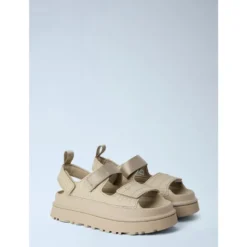 Goldenglow Embossed Sandals