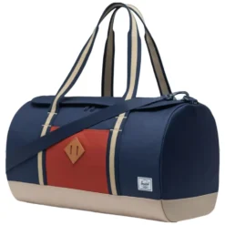 Heritage Duffle Taske Sort/Rød Striber