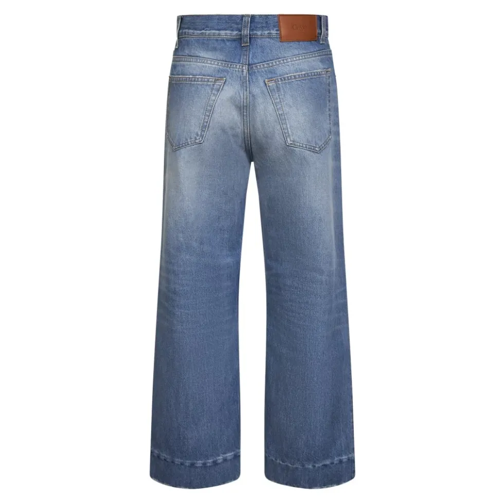 High-rise Cropped Jeans