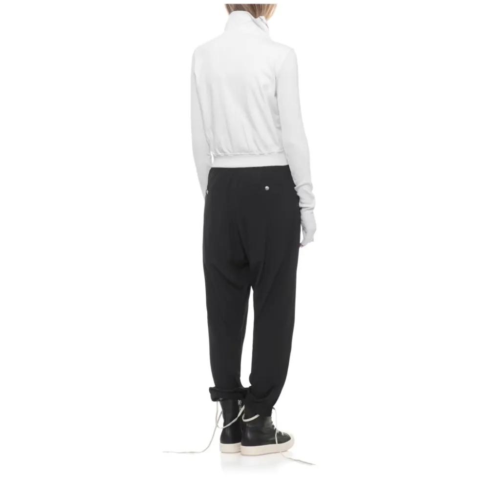 Højhalset Asymmetrisk Sweatshirt med Lynlås