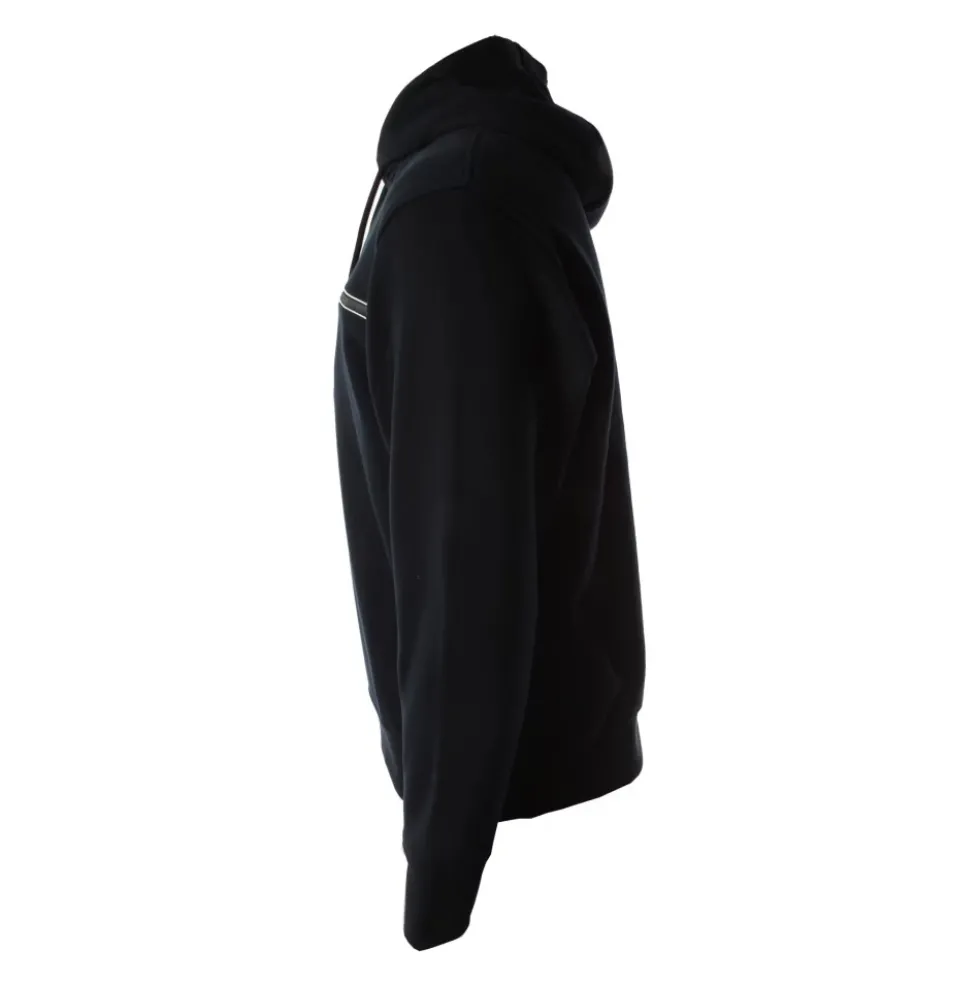 Hooded Jersey Sweatshirt med præget kuppelformet logo