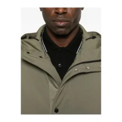 Hooded Zip Bomber Jacket