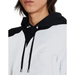 Hoodie med T-shirt print