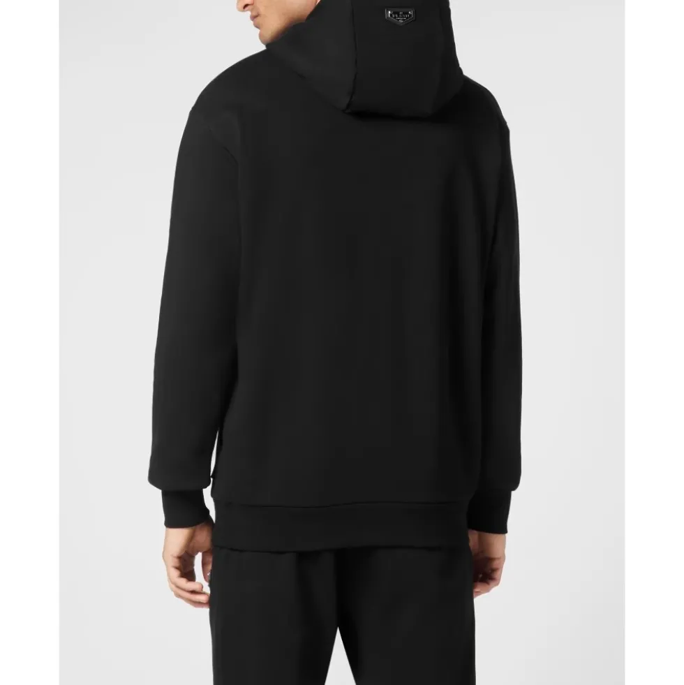 Hoodie Sweatshirt LS Skull