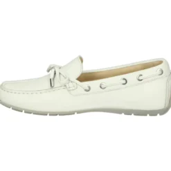 Hvide læder slip-ons med aftagelig indersål