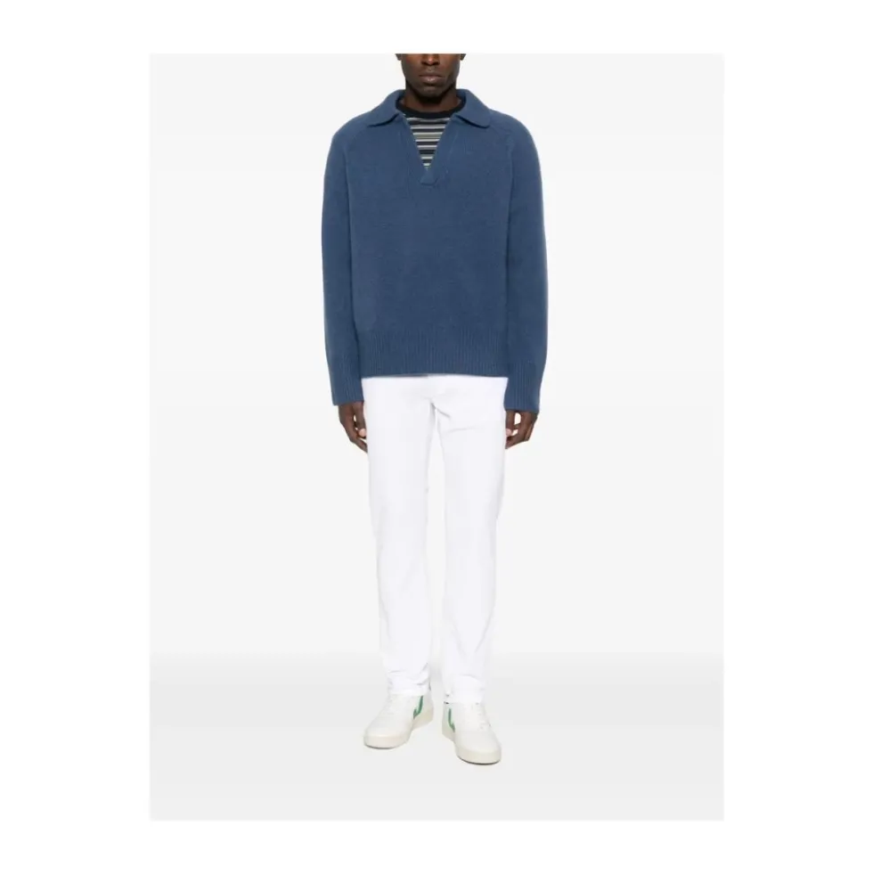 Hvid Klassisk Straight Leg Jeans
