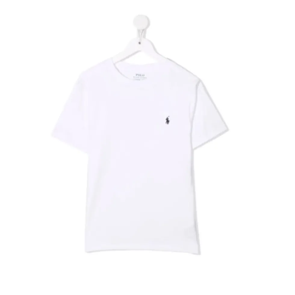 Hvid Kortærmet T-shirt