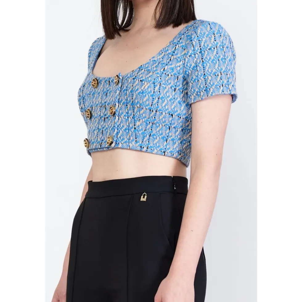 Intrikat Tweed Top
