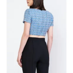 Intrikat Tweed Top