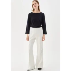 Karin Flare Pintuck Trousers