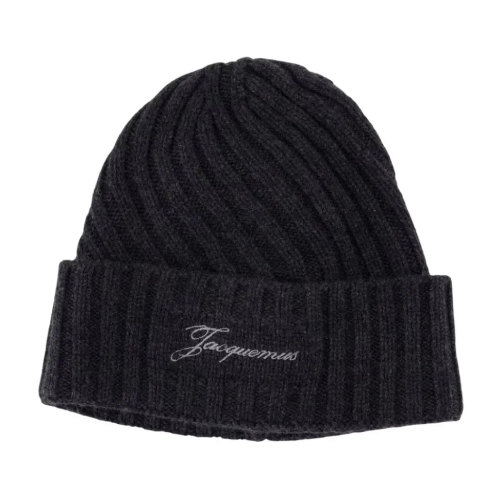 Kashmir Grå Beanie Hat