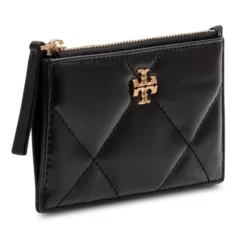 Kira Diamond Quilt Zip Card Case