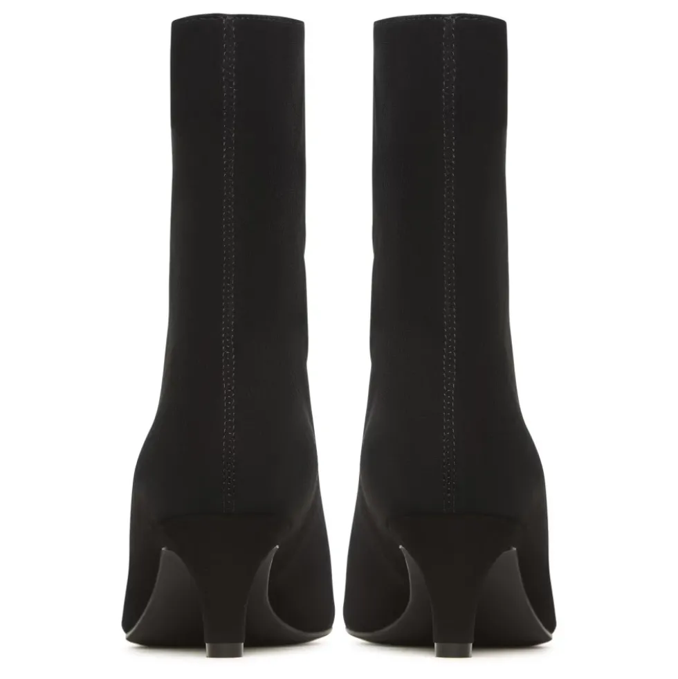 Kitten Heel Ankelstøvler Dolly - Sort