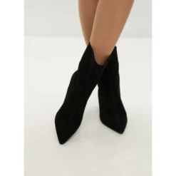 Kitten Heel Ankelstøvler Dolly - Sort
