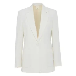 Klassisk Blazer Jakke Off White