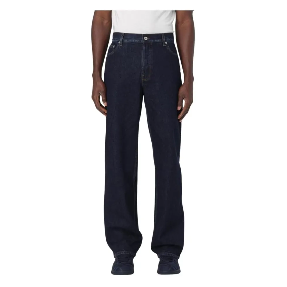 Klassiske Blå Straight Leg Jeans