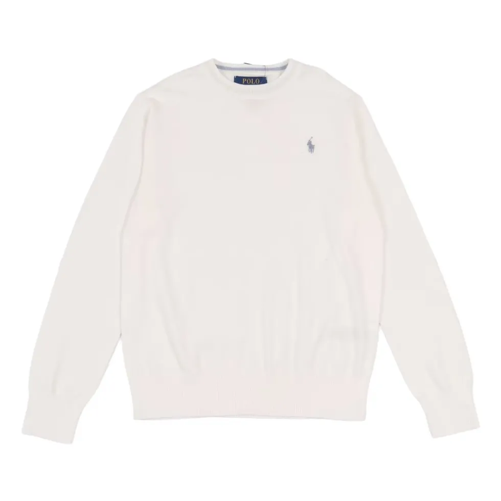 Kortærmet Bomulds Polo Sweater