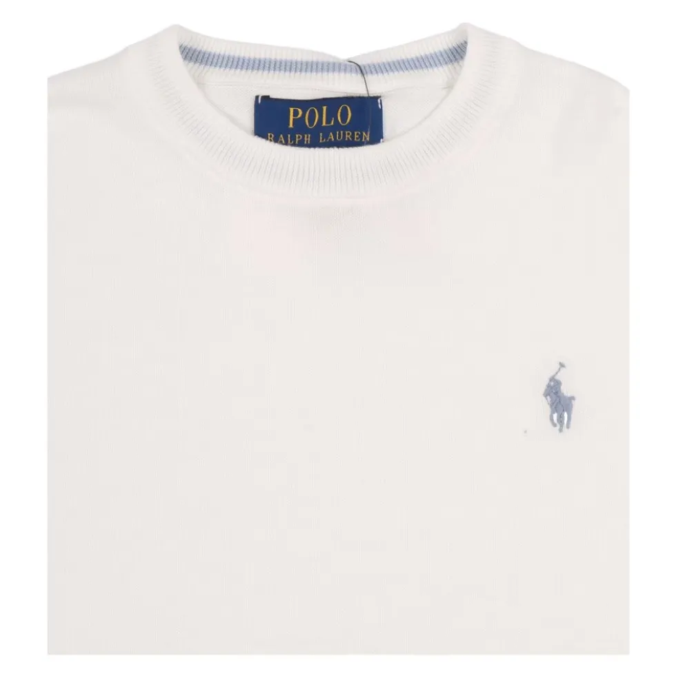Kortærmet Bomulds Polo Sweater