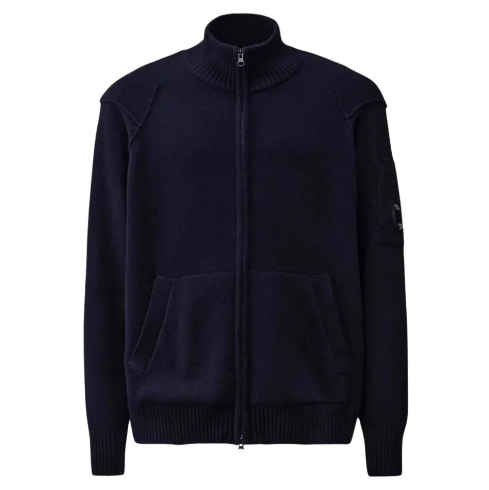 Lambswool Full Zip Sweater