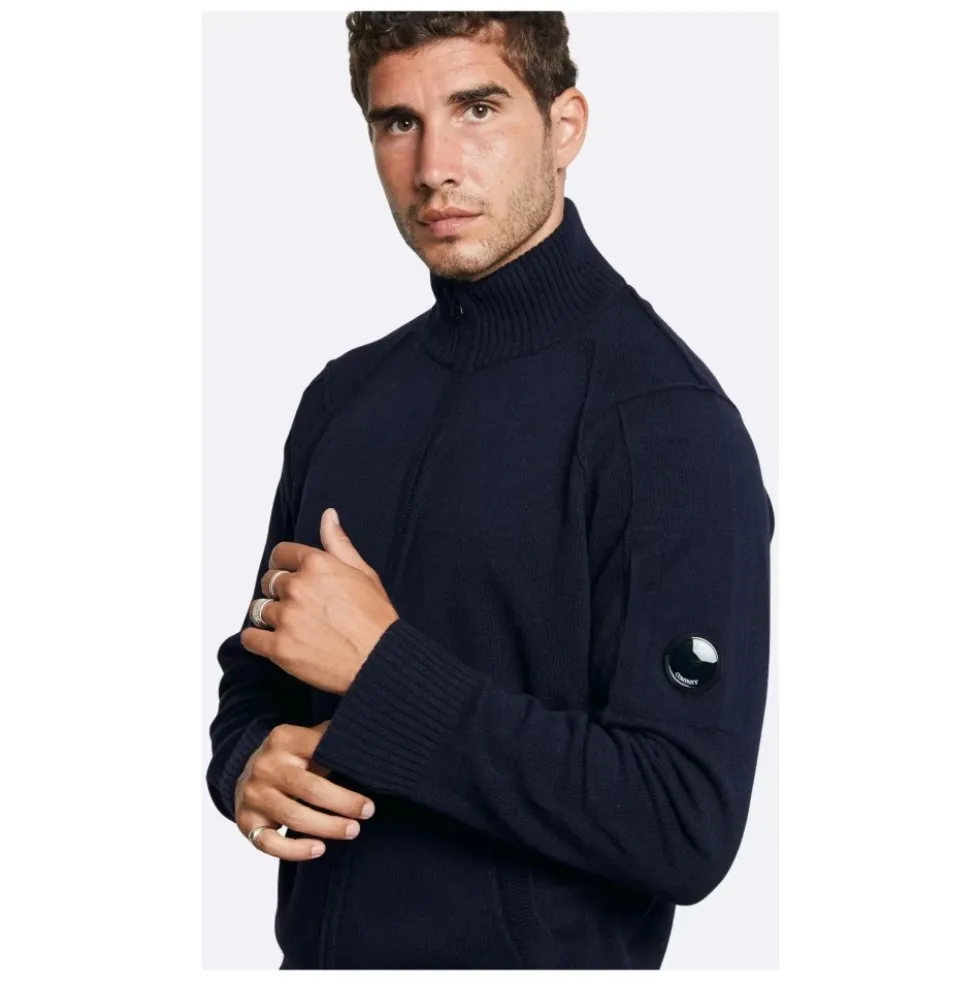 Lambswool Full Zip Sweater