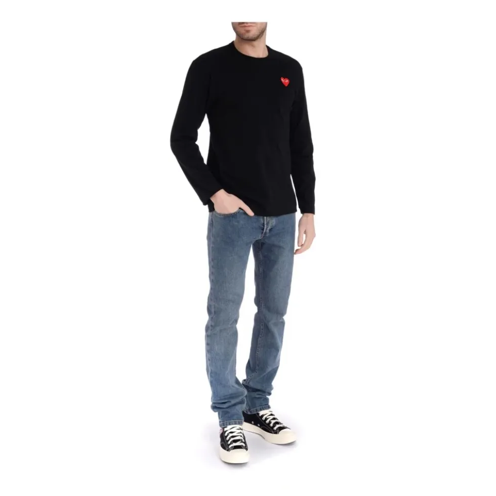 Langærmet T-shirt