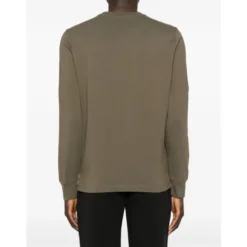 Langærmet T-shirt i bomuldsjersey