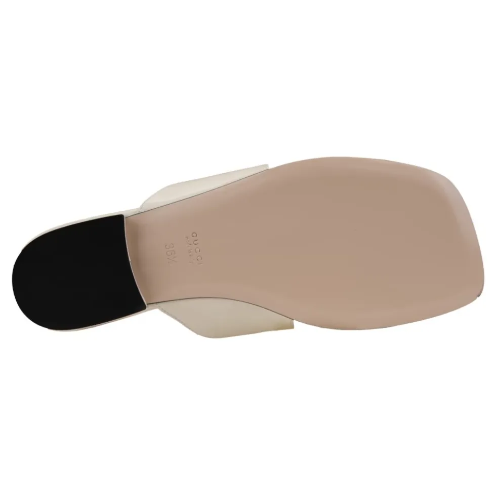 Læder Slip-On Tåremssandaler