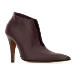 Læder Snøresko