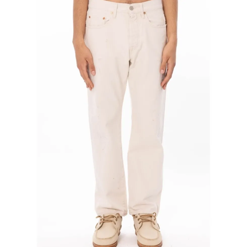 Legend Brugt Vask Beskadiget Straight Jeans