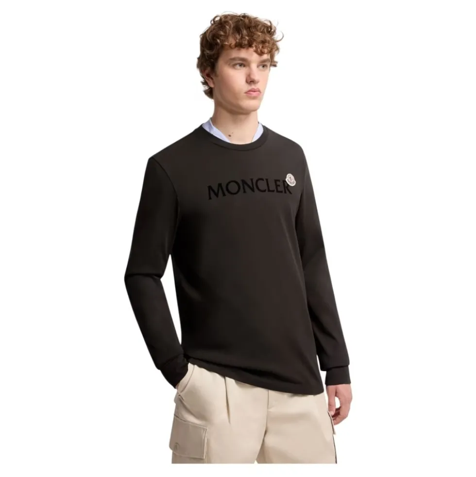Logo Bomulds Sweatshirt