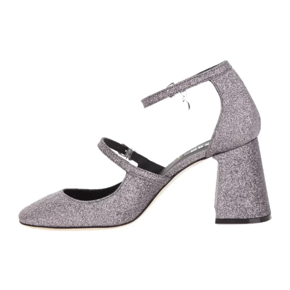 Logo-charm 90mm Glitter Pump