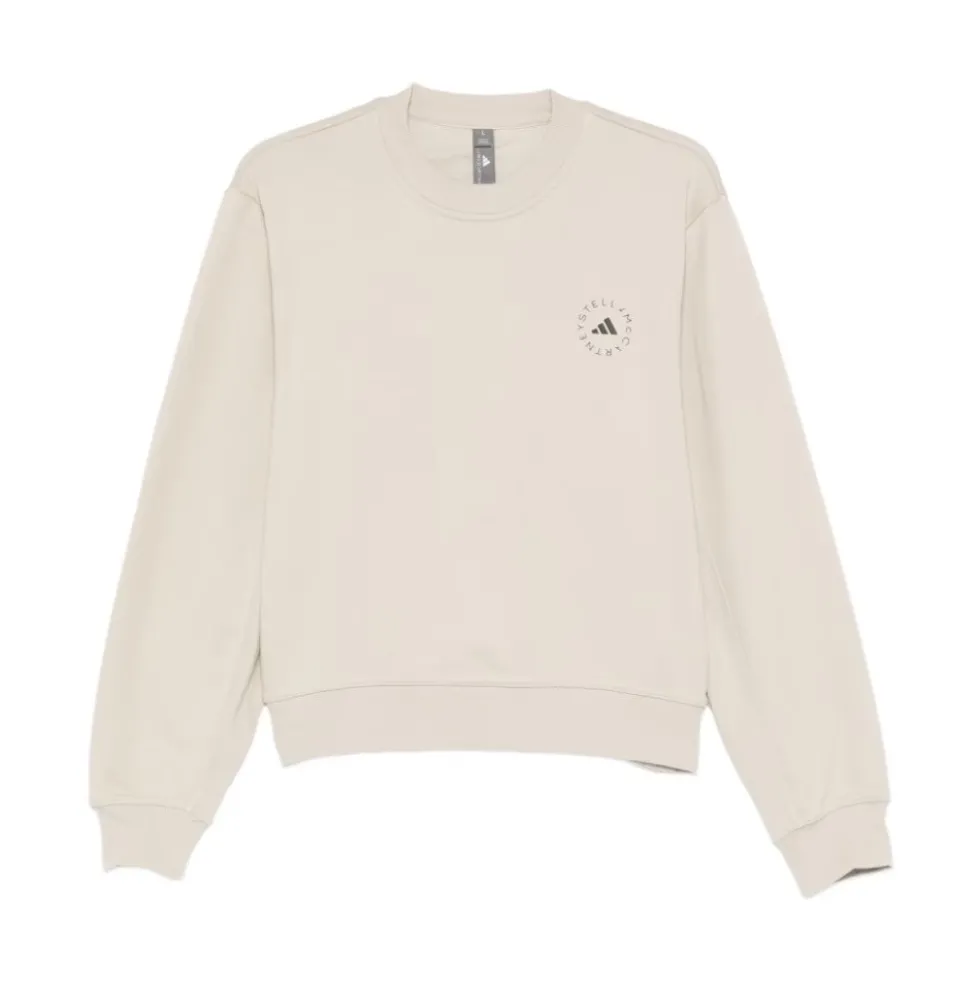 Logo Graphic Print Crewneck Sweatshirt