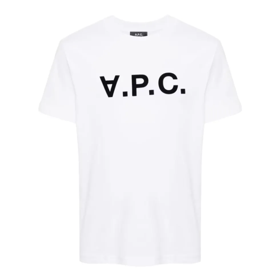 Logo Hvid Bomulds T-shirt