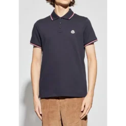 Logo Patch Cotton Polo Shirt