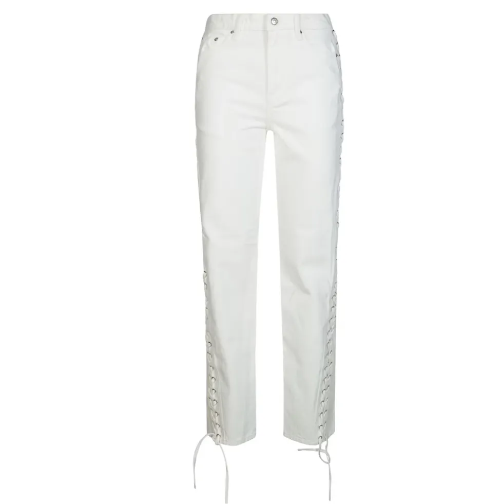 Loose Fit Laced Jeans