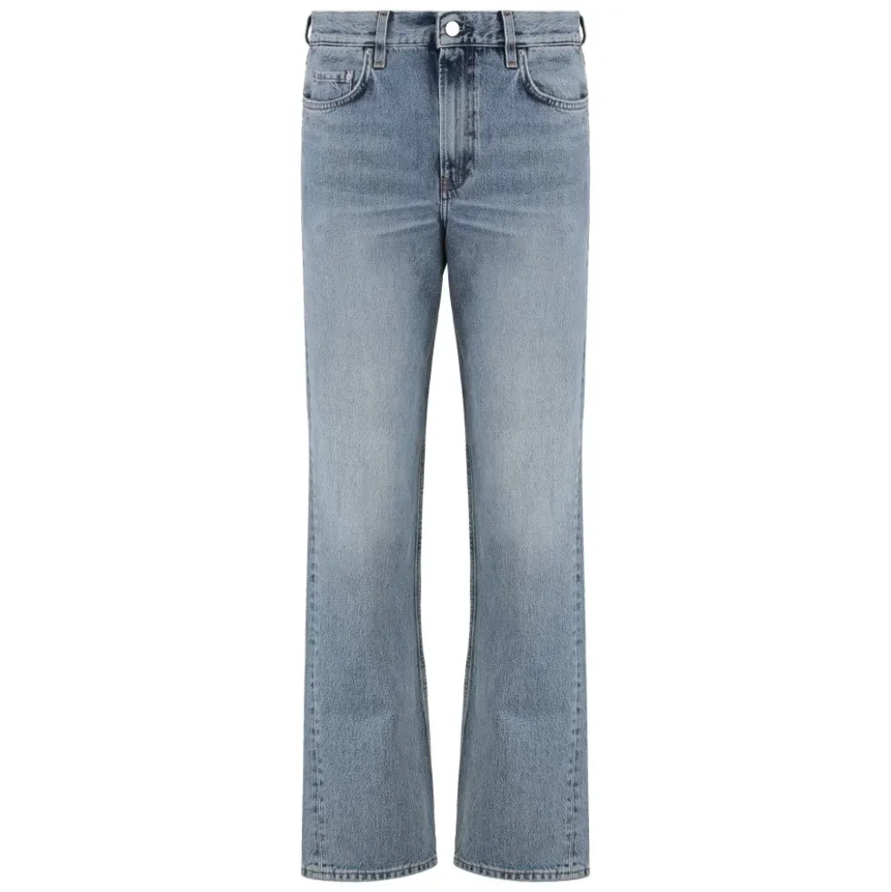 Low Straight Denim Jeans