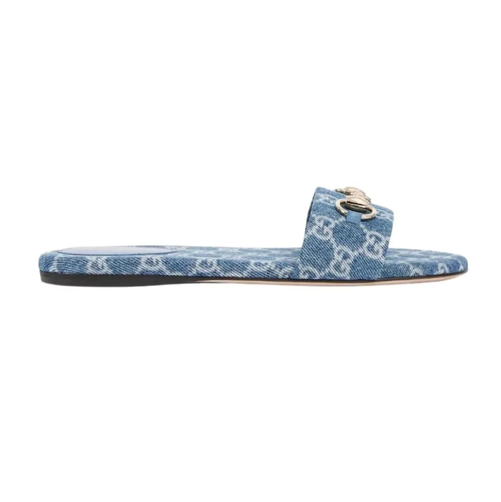 L.S. Denim Lase Sandal