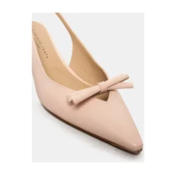 Lyserød Pæon Læder Slingback Sandal