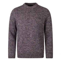 Maglione in filato ritorto mél