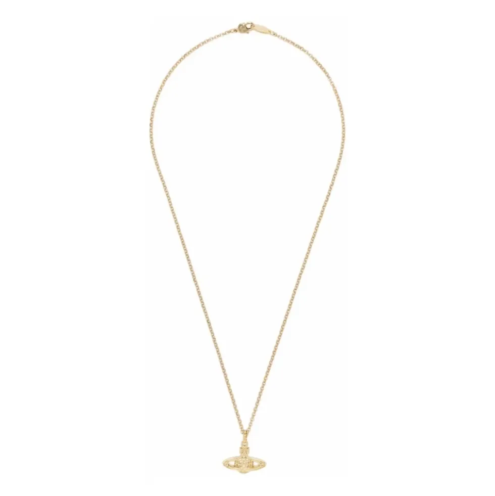 Mini Bas Relief Orb Necklace