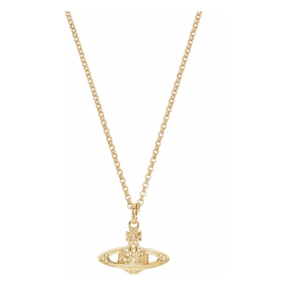 Mini Bas Relief Orb Necklace