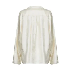 Monogram Silk PJ Top